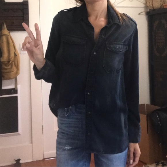 NWT // BLACK ORCHID Denim Shirt - Picture 2 of 7